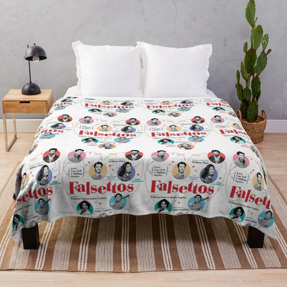 

Falsettos 2016 Poster Throw Blanket Personalized Gift Thin Blanket
