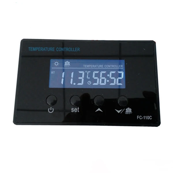 FC-110C LCD 미니 사우나 룸 풋 스파 디지털 온도 컨트롤러, 카운트다운 타이머 레귤레이터 온도조절기 포함, 230V10A