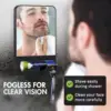 TAILI Shower Mirror Fogless for Shaving with Razor Holder, Fog Free Mirror Shower Suction Rust-Proof Removable Bathroom Mirror 1