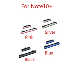 Enhanced Power and Volume Button Set for Samsung Galaxy Note Series (Note10 Silver)