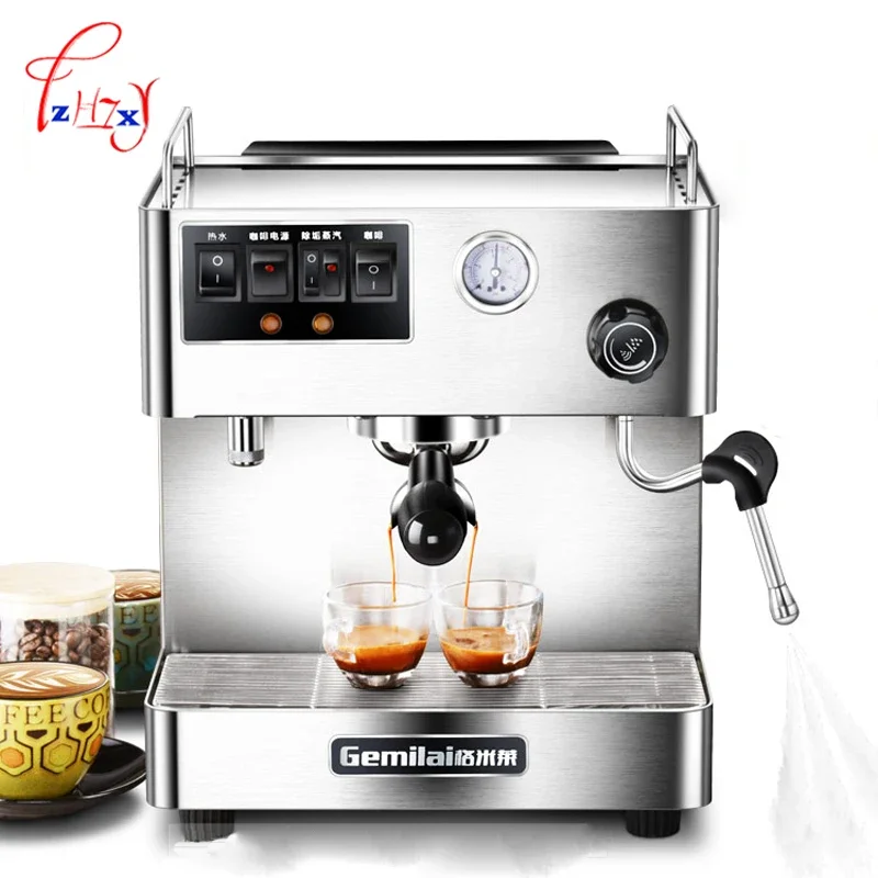 home use Semi-automatic Coffee Machine Espresso Coffee maker for Commercial Office Coffee Maker CRM3012  1pc