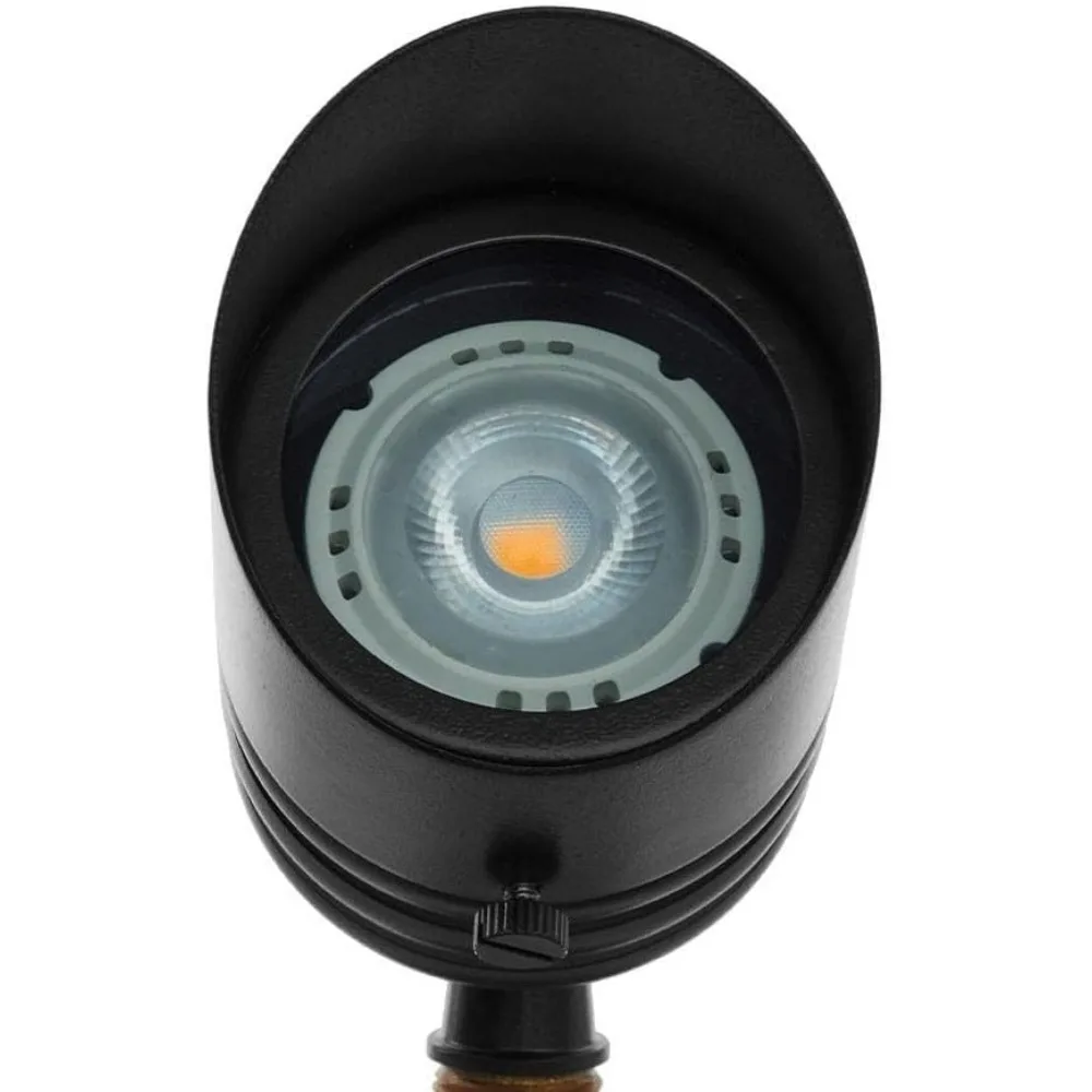 20-Pack 12V Brass Outdoor Spotlights (Black) for Low Voltage Landscape Lighting 4