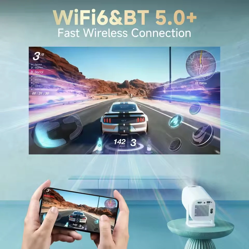 جهاز عرض ذكي جديد P30 PRO 4K Android 14 Dual Wifi6...