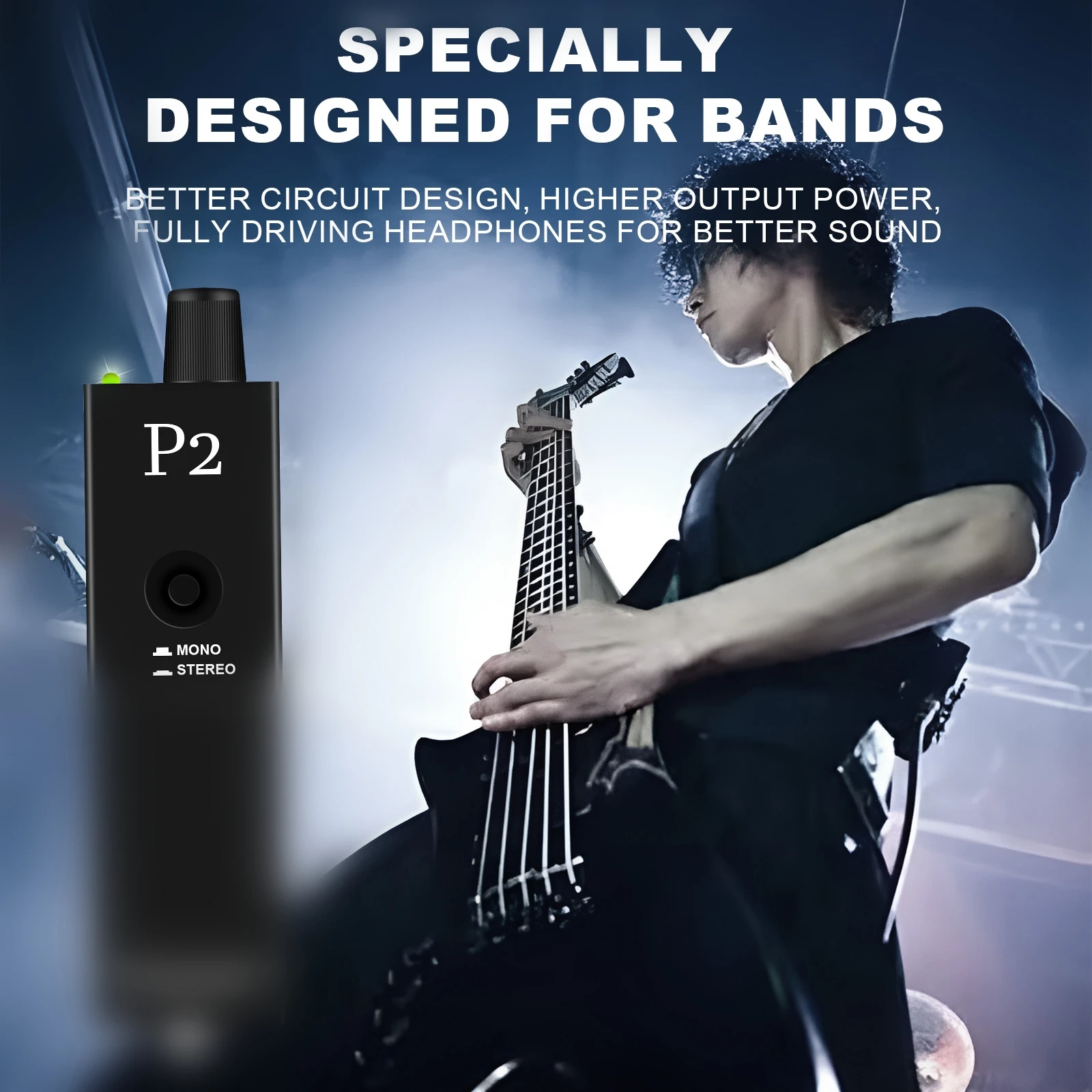 P2 Headphone Amplificador, Amplificador