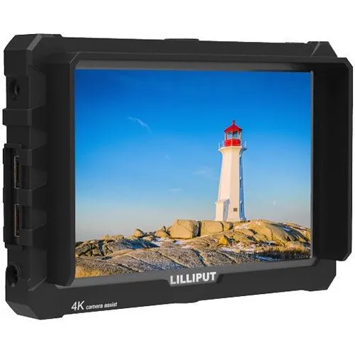LILLIPUT A7S 7 Inch 1920x1200 HD IPS Screen 500cd/m2 Camera Field Monitor 4K HD-MI Input Output Video Assist for DSLR Mirrorless