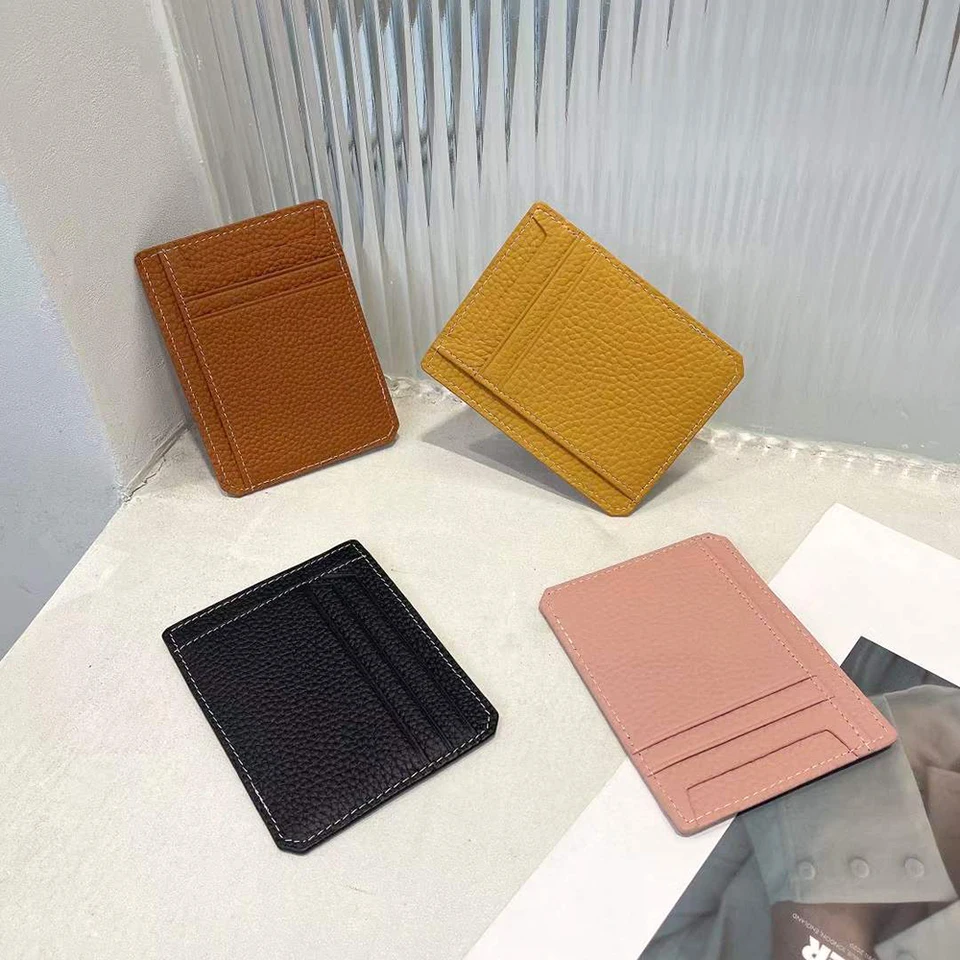 Lettere personalizzate uomo porta carte di credo in pelle PU personalizza iniziali portafoglio