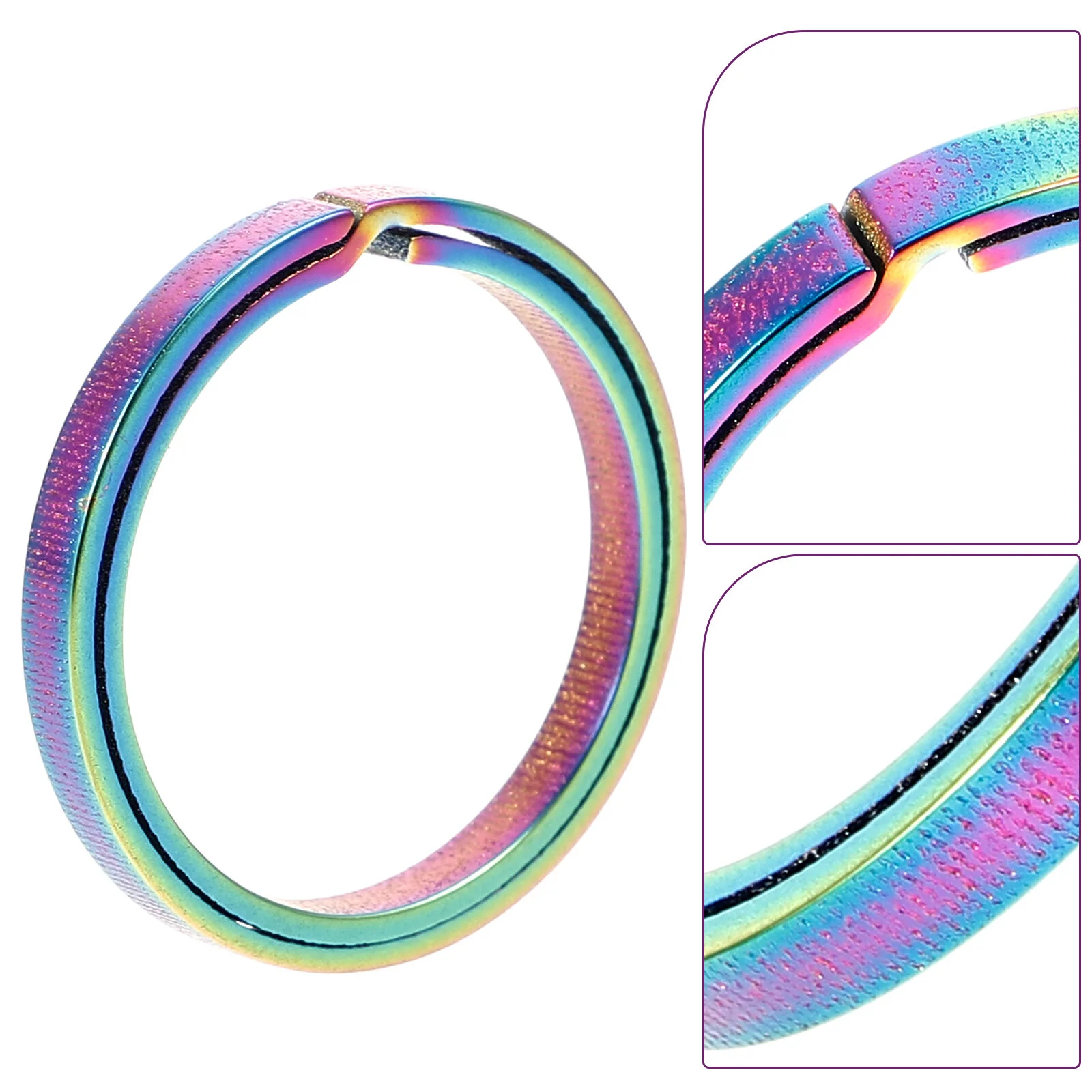 

Кольцо для ключей Aldult из титанового сплава, мужские кошельки, кольцо-цепочка, автомобильный брелок