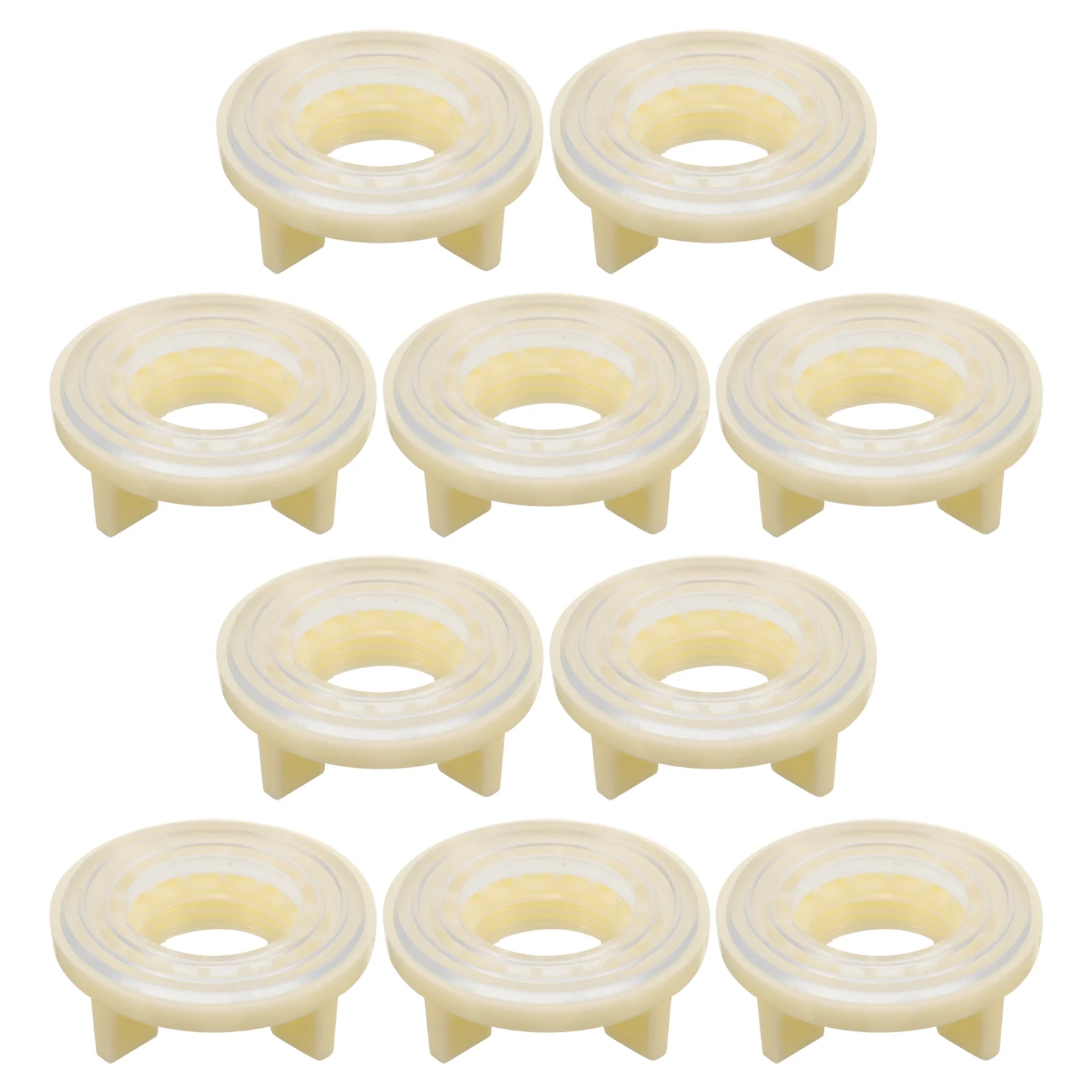 

10 Sets Fixing Nut Fastening Washer Kitchen Accessory Faucet Accessories for Supply Washers Plastic Fitting Repairing Lugnuts