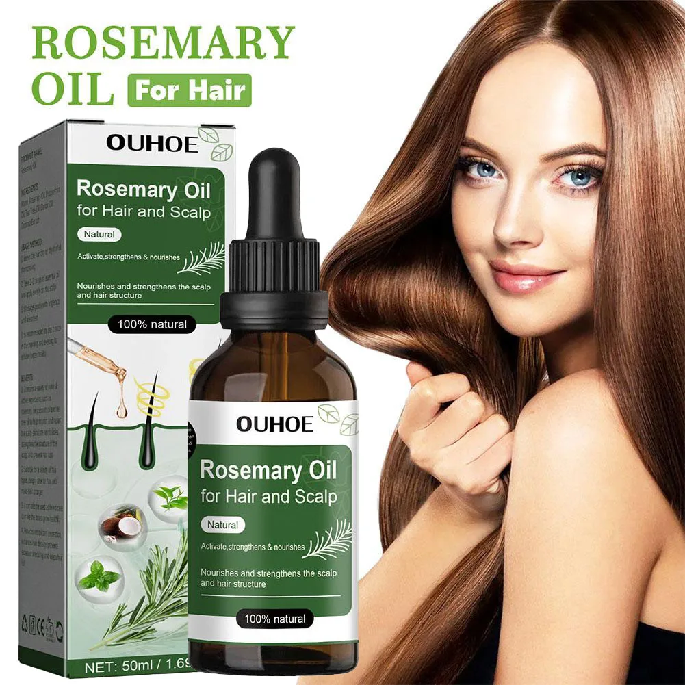 Batana Rosemary Essential Oil Scalp Hair Strengthening Oil Biotin Essential Oils Nourishing Treatment Split Ends Dry All Types hair oil hair essence oil