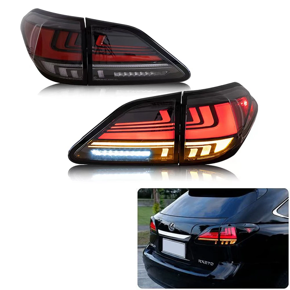 

LED Taillights Assembly for Lexus RX270 RX300 RX350 RX450H 2009-2014 Rear Light Lamps Assembly Sequentail Turn Signal Brake