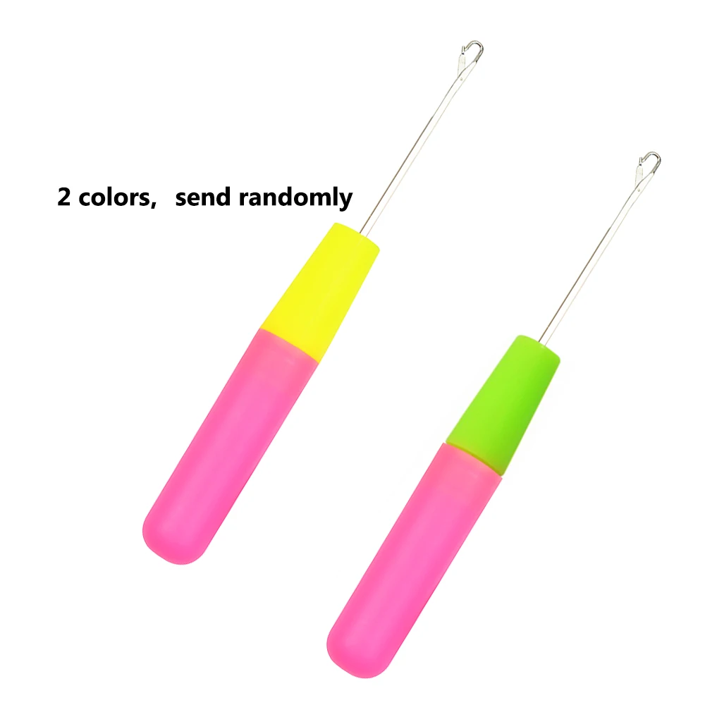 Inventory Plastic Knitting and Crochet Needles 12Pcs/ Lot For Jumbo Braiding Twist Hair Weaving Dreadlock crochet hooks,hair extensions tool