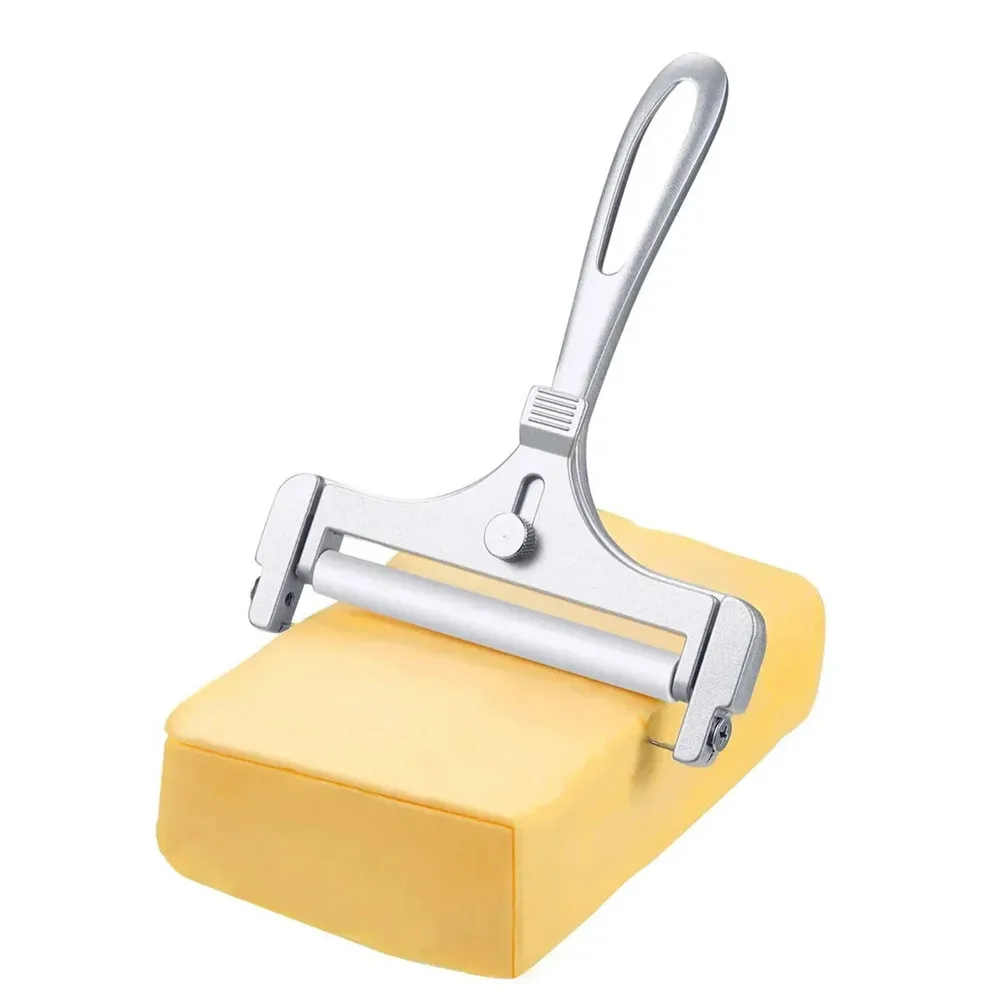 ANYOHOE Cheese Slicer Adjustable Thickness Cheese Butter Cutter with Wire for Soft and Semi-Hard Cheeses Kitchen Gadgets