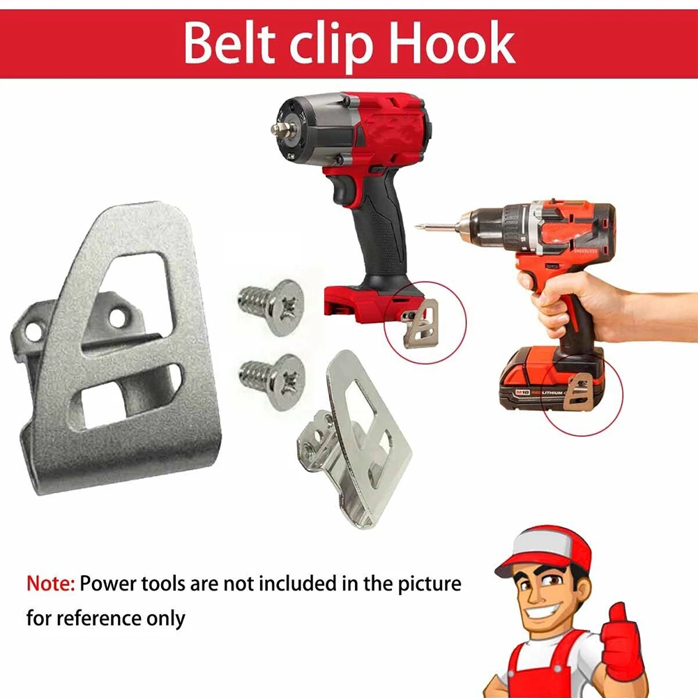 

18V Tool Belt Clip For 2604-20 18V Compact Brushless 1/2" Hammer Drill 2653-20 Hex Driver 3/8" Square Impact Wrench