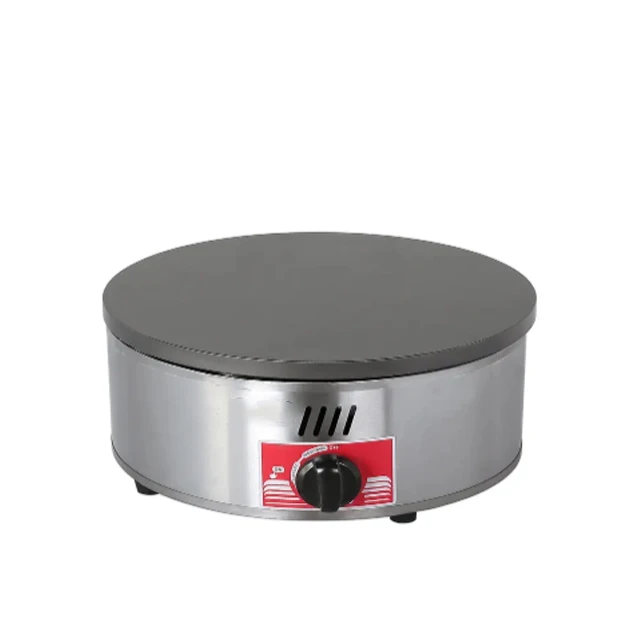 Commercial Automatic Adjustable Temperature Single Head Mini Gas Nonstick Pan Crepe Makers Machine