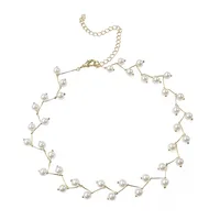 Collier de perles tendance, bijoux de mode coréenne pour femmes, chaîne de cou, ras du cou, accessoires, cadeau, collier court, chaîne féminine 4