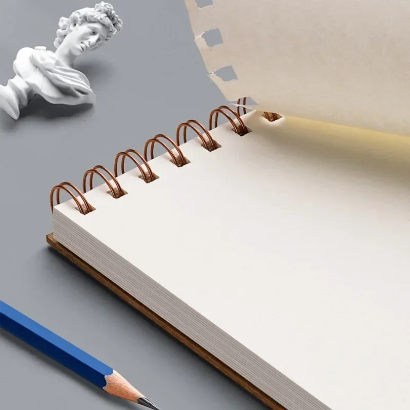 종이 스케치북 커버 책, 하드 드로잉, 두꺼운 그림, 오일 수채화 찢어진 스케치 아트, 3mm 쉘