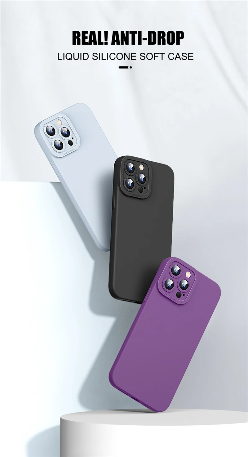 Liquid Silicone Phone Case For Xiaomi Mi And Redmi Models_voghion.com