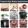 Ceramics Pottery Tiles Extra Strong Instant Adhesive Professional Super Glue Seconds Cyanoacrylate 502 DIY Craft Plastic Leather 4