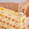 4-layer Egg Holders Refrigerator Automatic Roll-Out Fresh Egg Storage Device Household Refrigerator Storage Egg Box Hold 30 Eggs 2