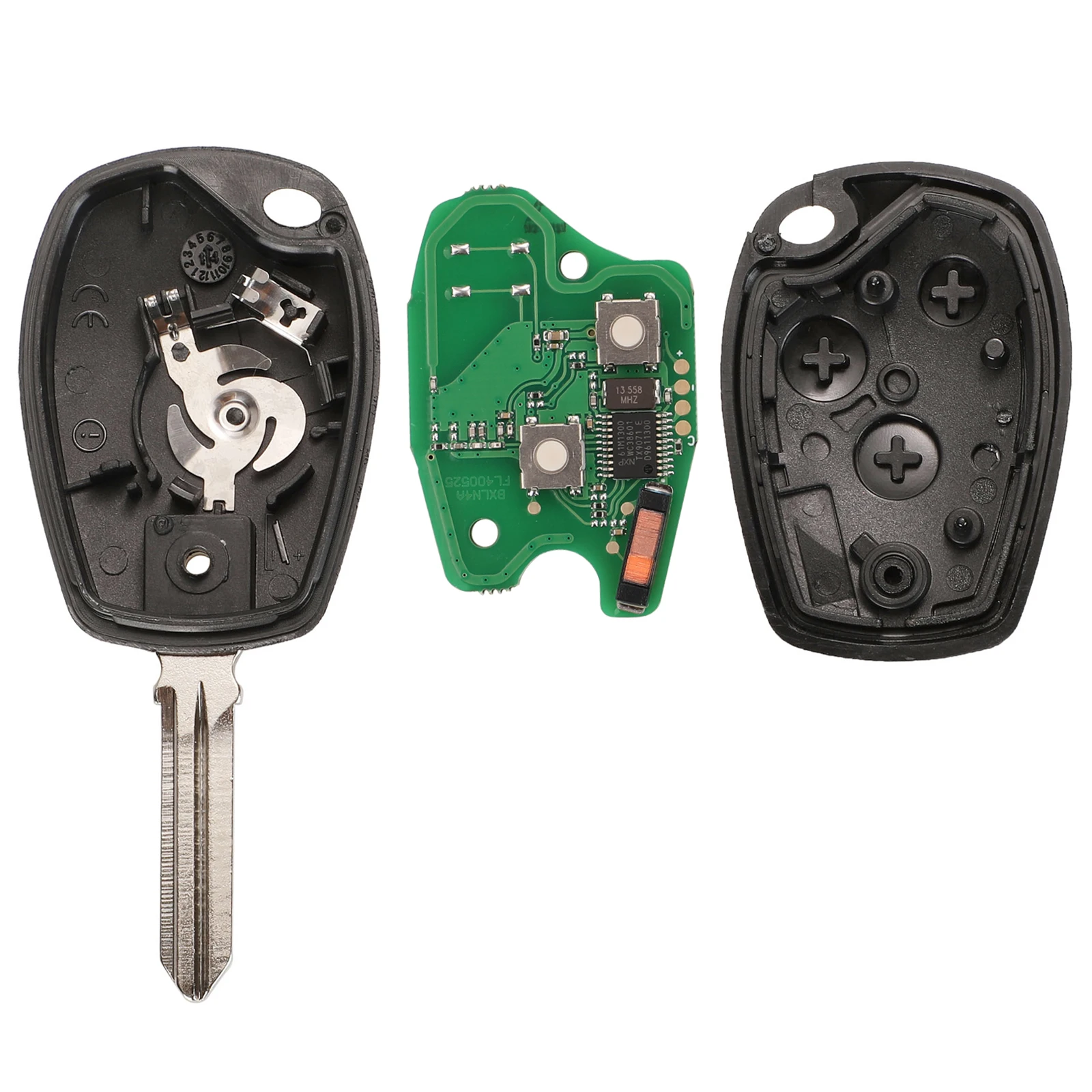 jingyuqin 2-Tasten PCF7946 7947 7952E Chip 434MHz Smart Fernbedienung Autoschlüssel für Renault Trafic Vivaro Primastar Movano Dacia Fob – Detail 9