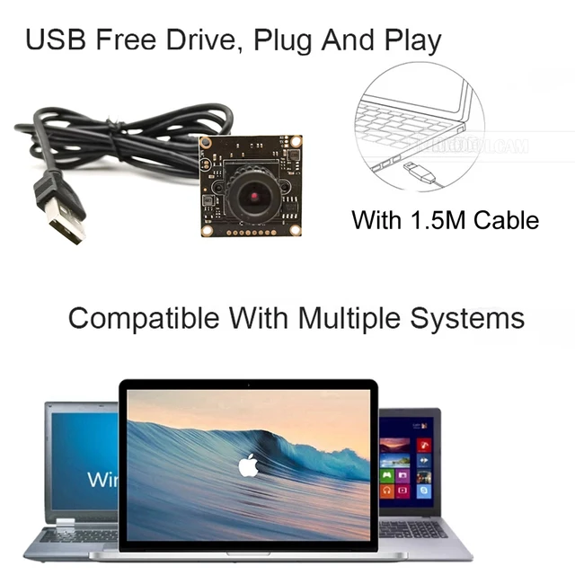 NEOCoolcam 30fps HD 4MP 2560x1440 USB Camera Module With Microphone Video Webcam MJPEG YUY2 PCB Board UVC Plug And Play 6