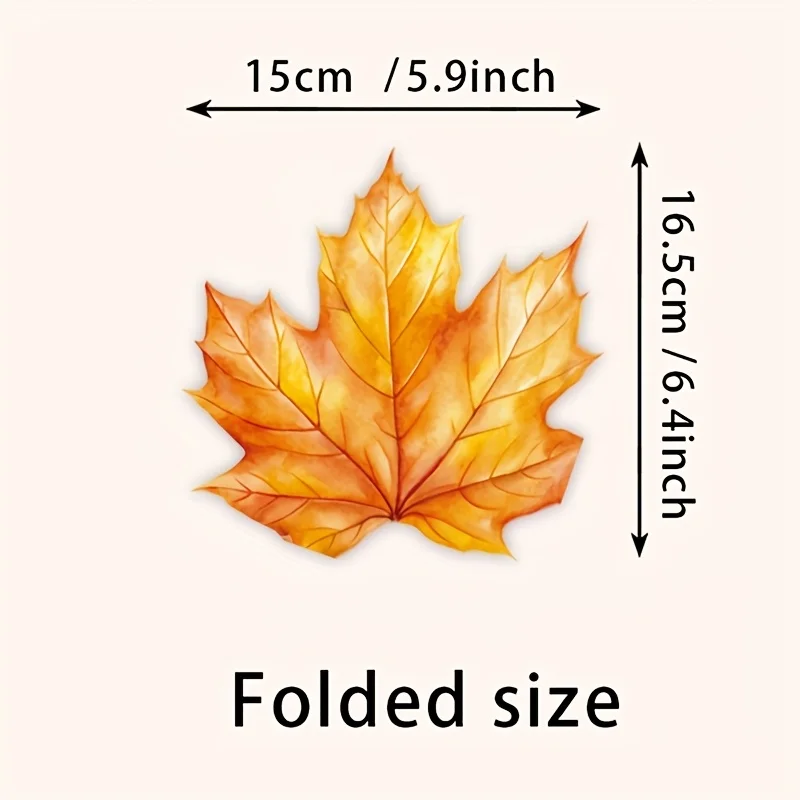 20/60/100 stücke Maple Leaf Einweg Papierservietten Elegante Herbst Design Geburtstag Party liefert Thanksgiving Party Dekoration – Detail 6