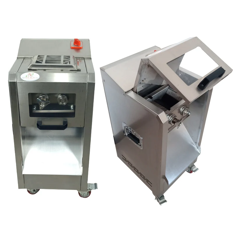 Automatic Vegetables Meat Cutting Machine Minced Meat Stainless Steel  Electric Slicer Cutting Fish Fillets Shredded Meat Slicer 2