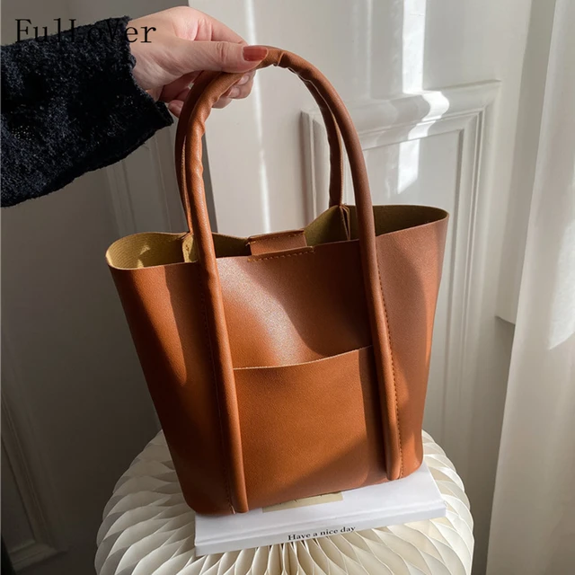  Women Leather Bags for Women Casual Tote Bags Large Capacity Vintage  Handbags Multifunction Totes : Clothing, Shoes & Jewelry