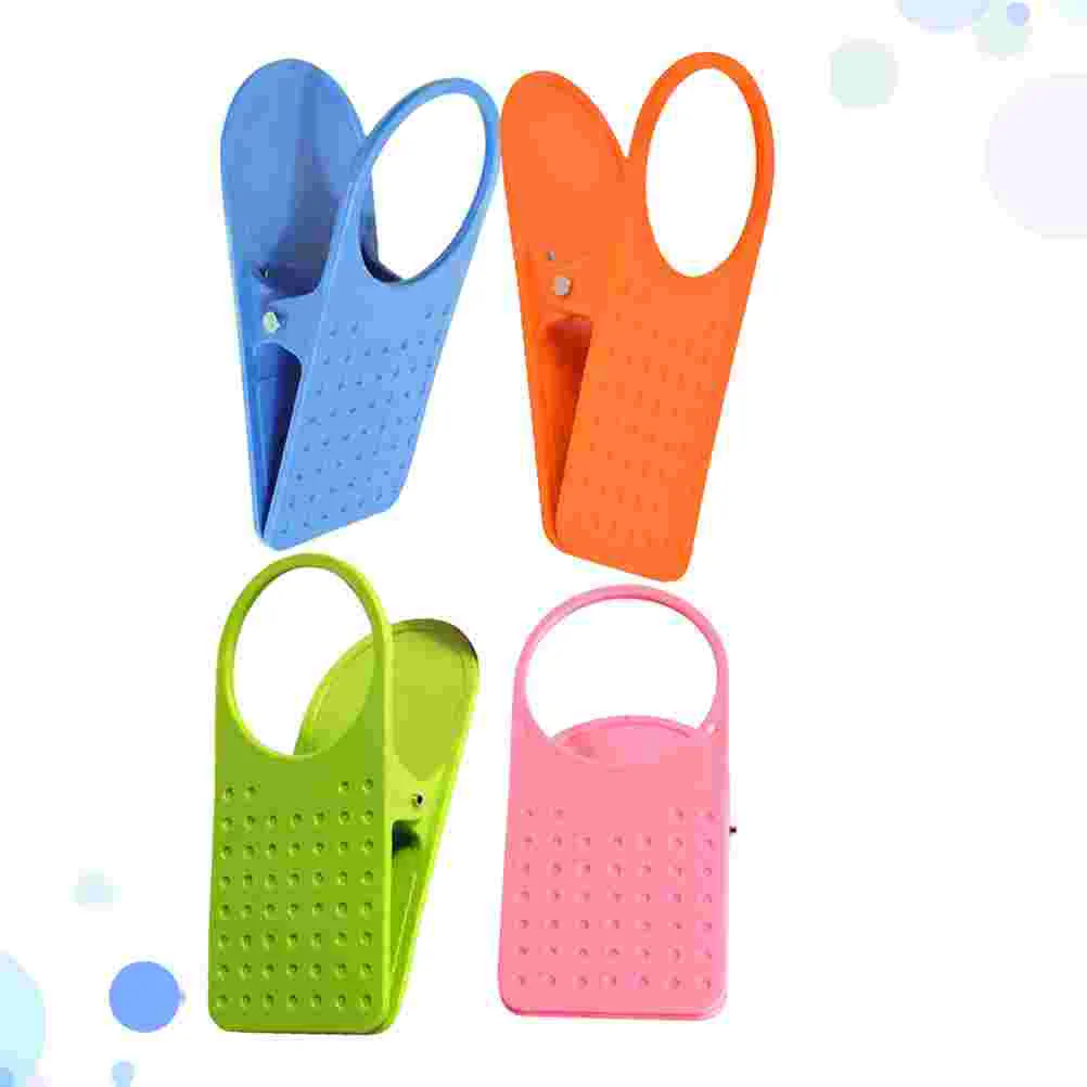 

4pcs Drinking Cup Holder Clip Side Desk Clip Mug Clip Holder Clamp Cup Holders Table Cup Holder for Home Office Desk Cup Holder