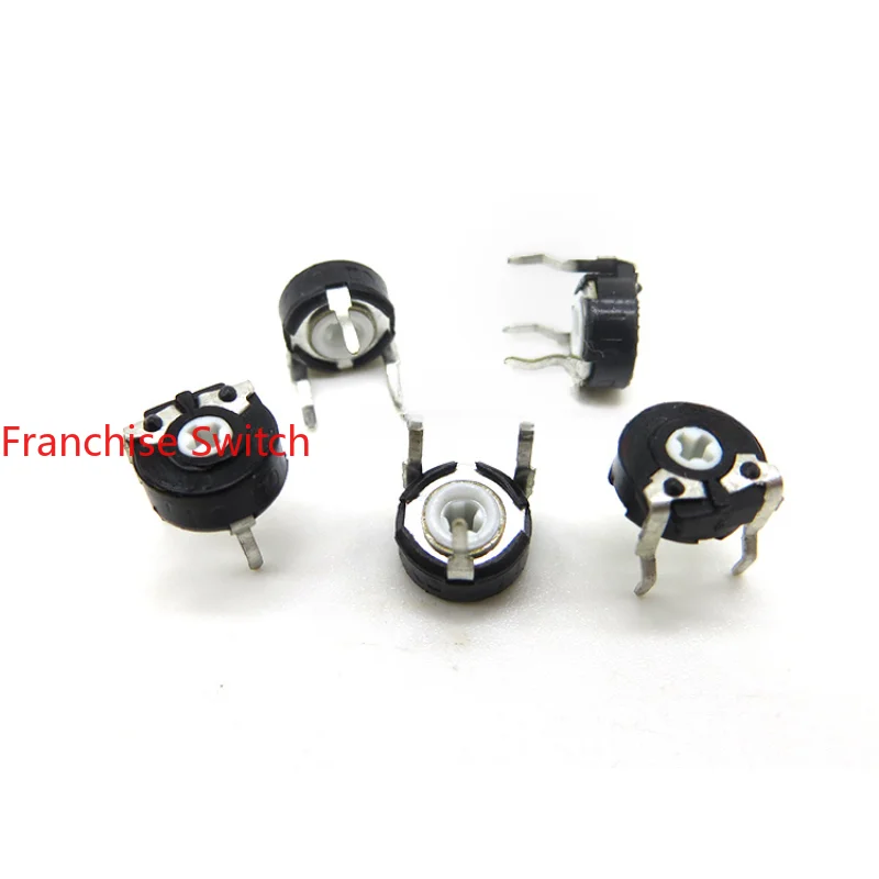 

10PCS Adjustable PT06-500K Horizontal Arrow Hole PT6KV-504 Potentiometer