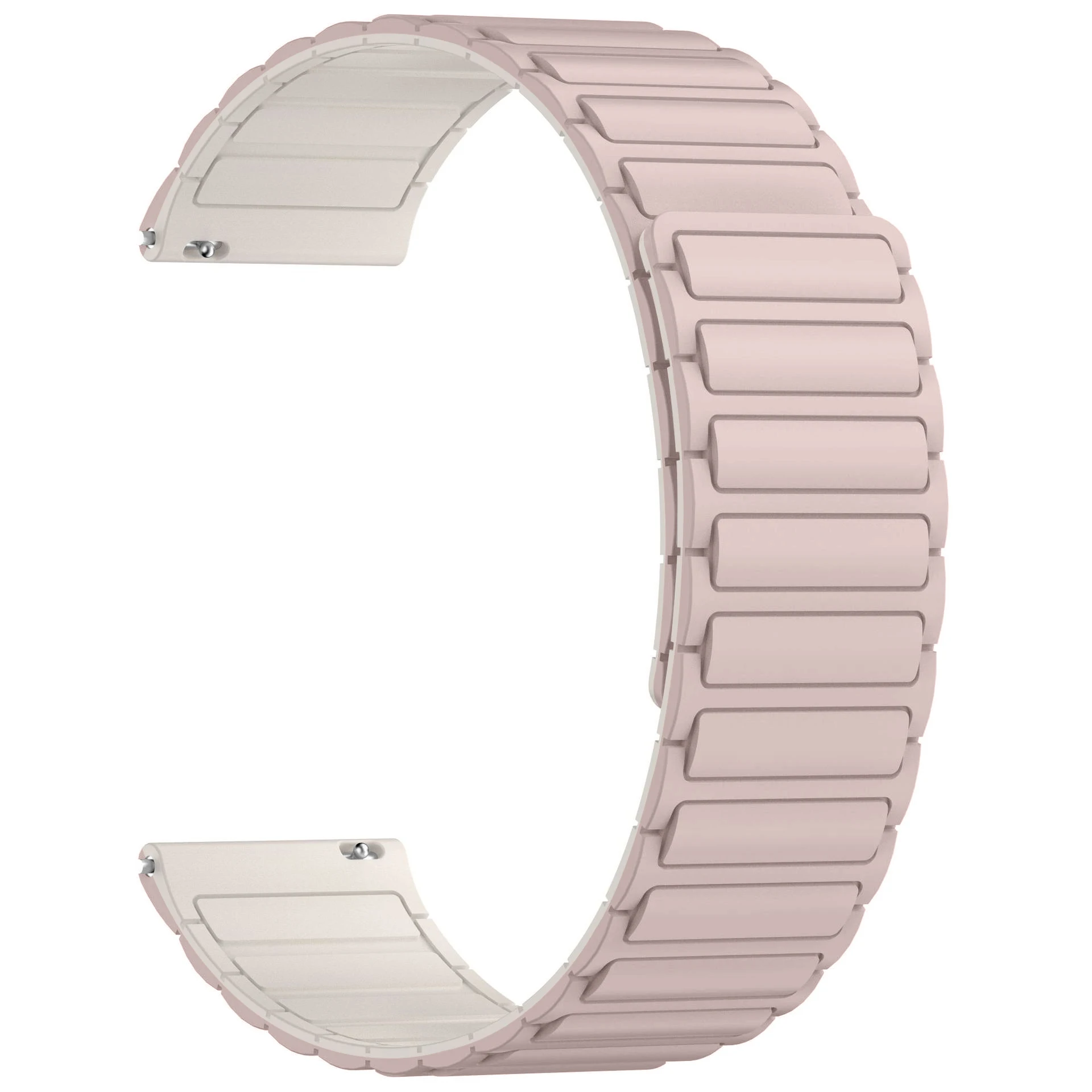 Magnetic Silicone Strap Bracelet - 20mm/22mm, Universal Fit