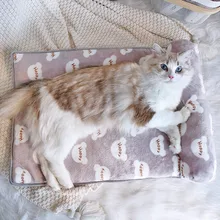 

Pet mat thickened urinal-proof mat for sleeping With a warm mat can be removed and washed pet mat blanket