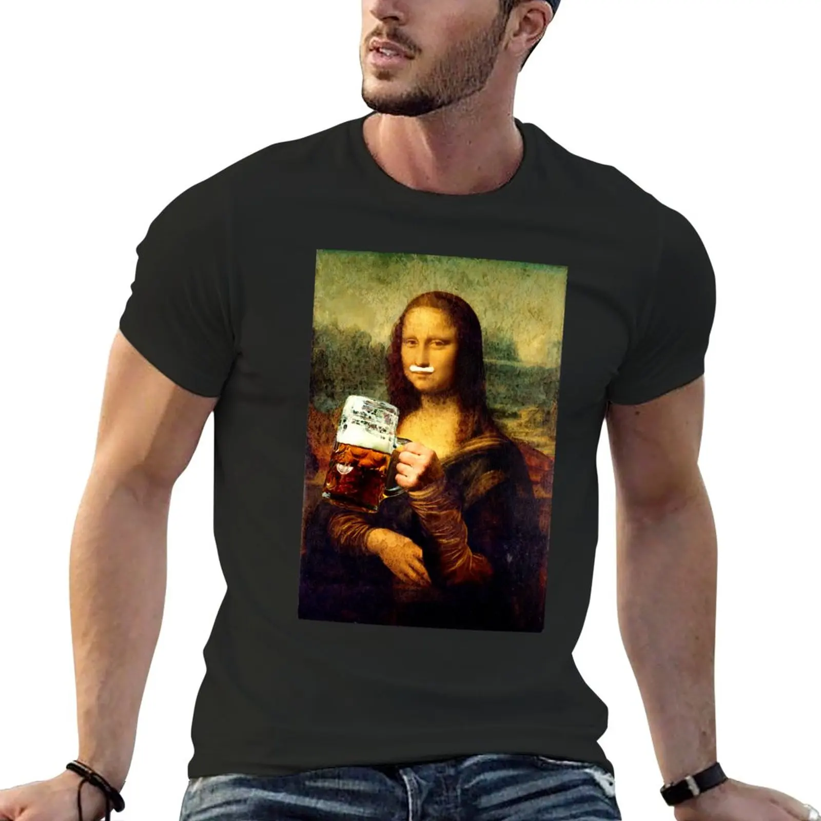 

Mona Lisa Oktoberfest T-Shirt boys white t shirts custom t shirts Short sleeve tee blank t shirts mens graphic t-shirts hip hop