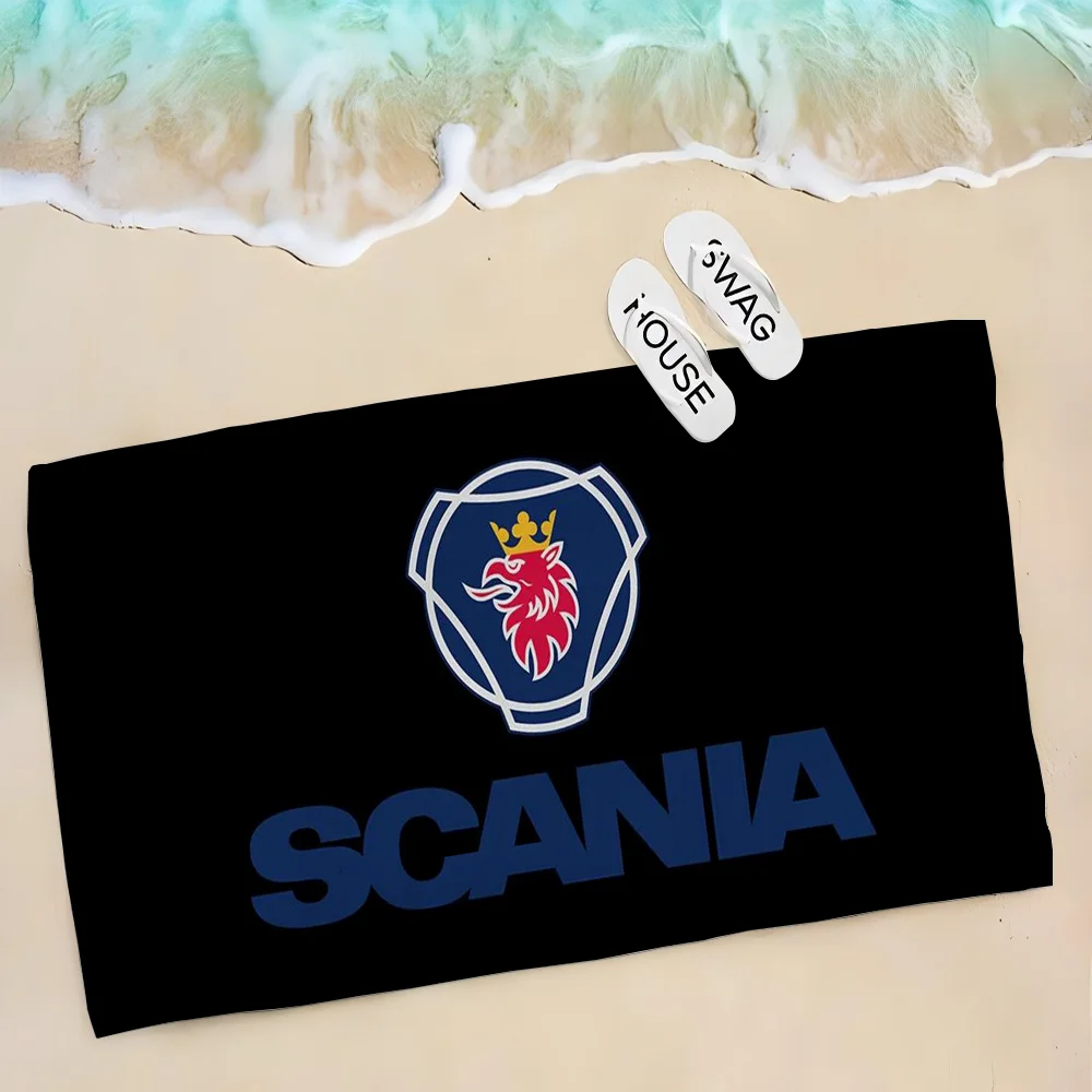 1pc Scanias Truck Car Towel Children's Beach Towel Summer Swimming Shower Towel Bathroom Supplies 5