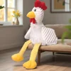 Small Plush Raw Chicken Large Dog Toys Rooster Squeak Durable Toy Dogs Cook Chew Indestructible Dog Sound Toy Puppy Pet Supplies 3