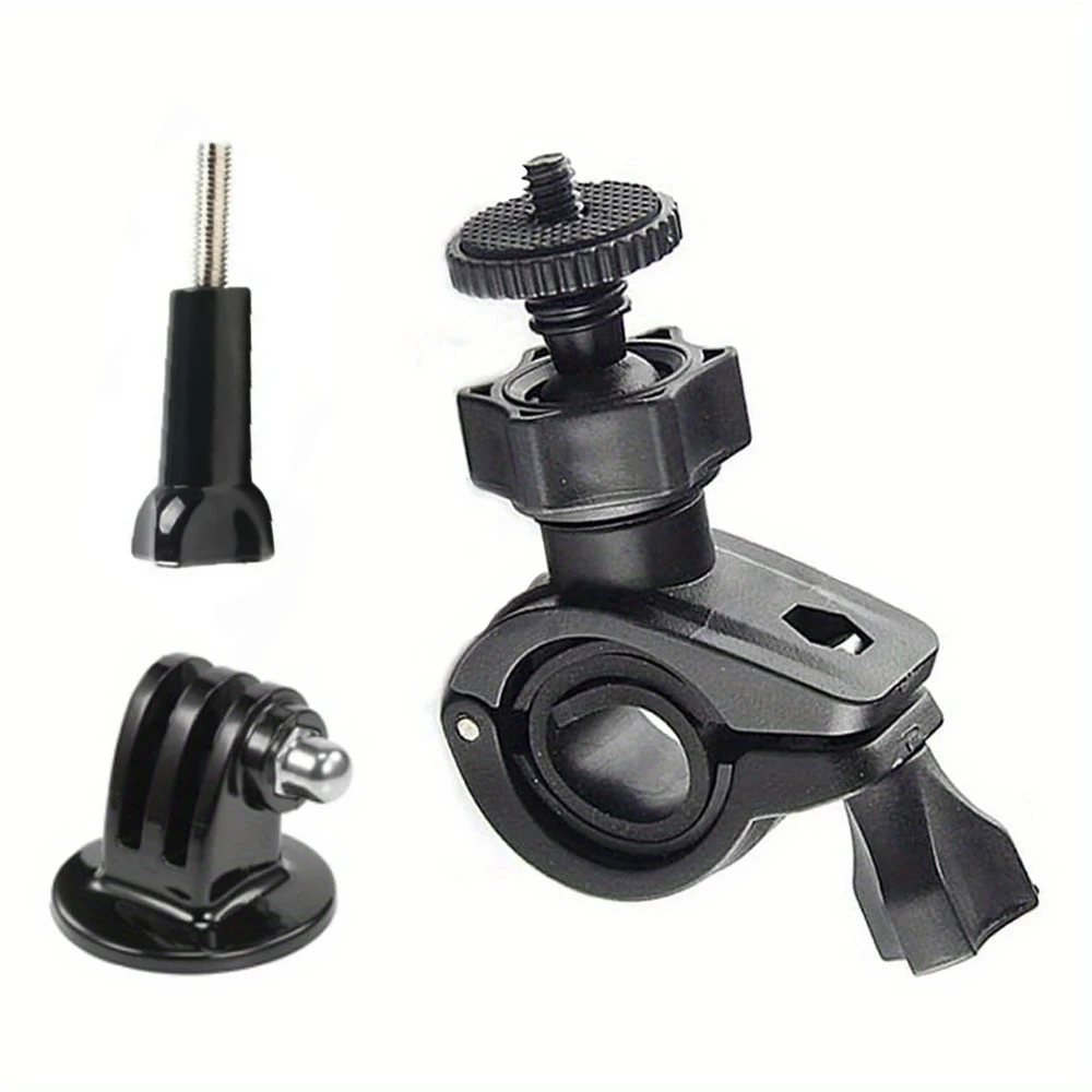 360 Degree Rotation Bike Bracket Bicycle Handlebar Mount Holder For GoPro Hero 11 10 9 8 7 6 5 SJCAM Adapter Camera Accessories
