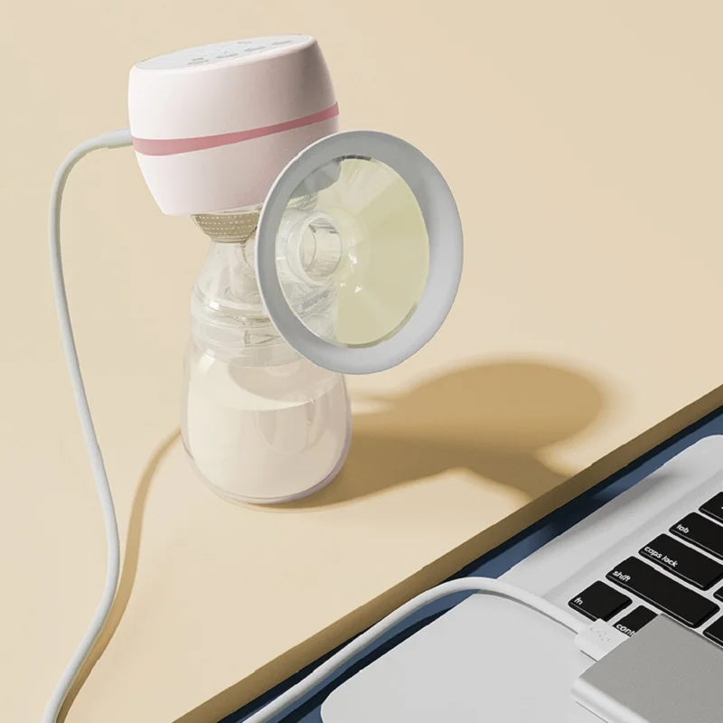 180ML Portable Smart Electric Breast Pump for Nursing Moms Double High Suction with Quiet Design Pain-Free Massage Rechargeable