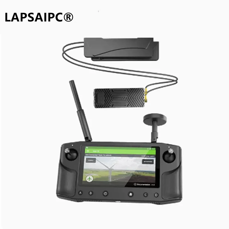 Lapsaipc – système de Transmission de télémétrie vidéo numérique pour Herelink, écran 5.5 pouces, 2.4GHz, longue portée de 20KM, 1080P 30/60fps