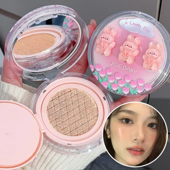 JOJO DIARY Moisturizing Concealer BB Air Cushion Cream atural Long-lasting  Makeup Holding Water Resistant Cream Skin Foundation