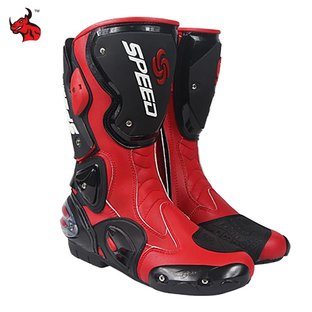 

Botas Moto Motorcycle Boots Motocross Off-Road Racing Boots Motorbike Riding Shoes Racing Shoes Non-slip Moto Boots
