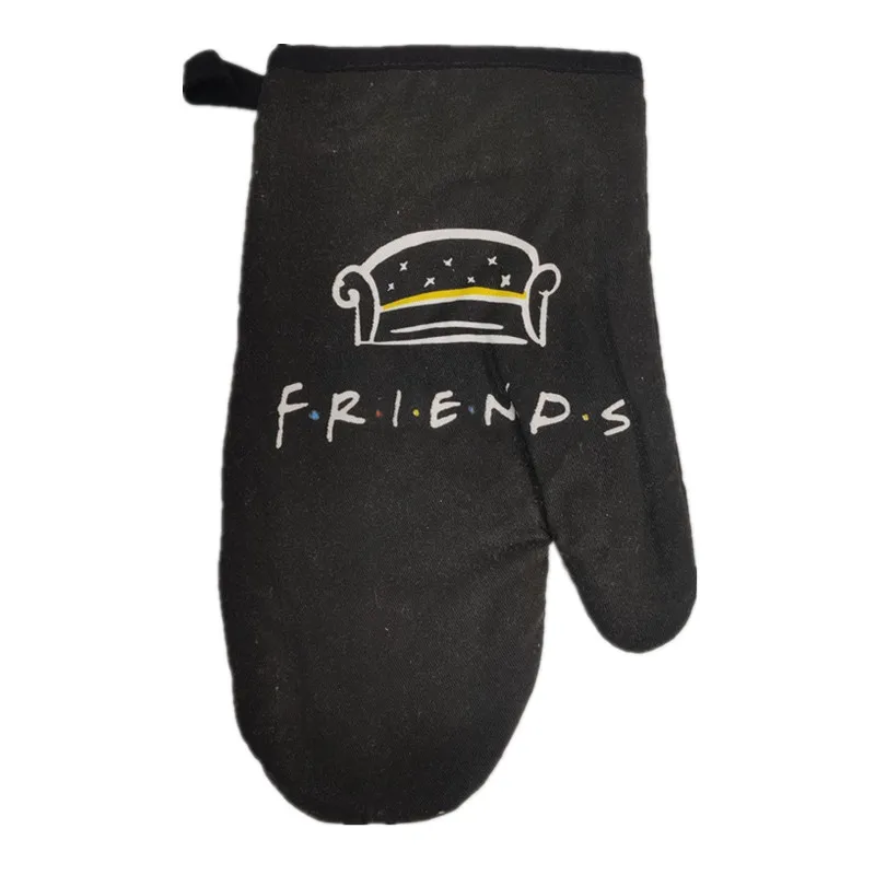 1Pc 16x27cm Cotton Halloween Series Printed Oven Mitts Baking Glove Microwave Insulation Kitchen Tool Party Gift
