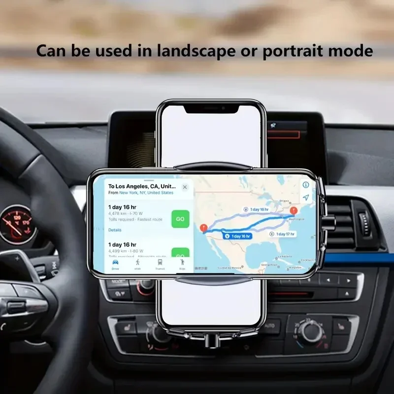 Wireless Car Charger Mount with Fast Charging