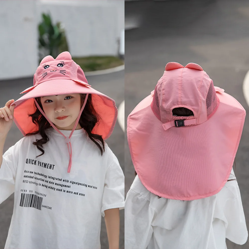 Sunscreen Children's Bucket Hat 2023 Baby Summer Beach Sun Hat