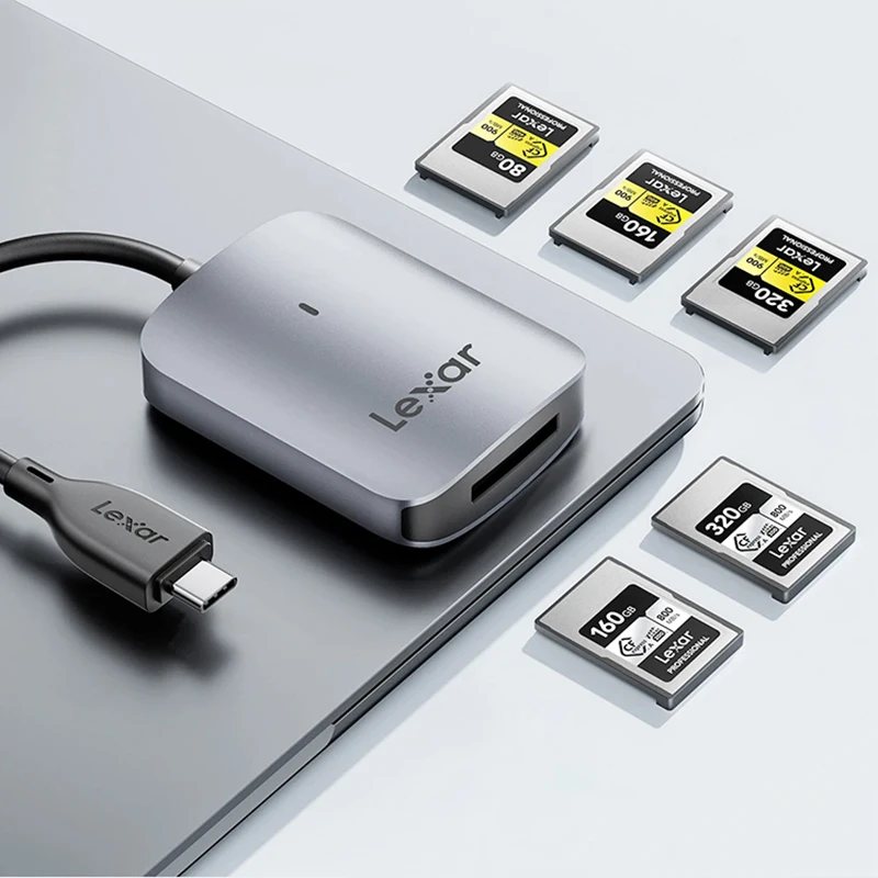 Lexar CFexpress Type-A メモリカード用カードリーダー USB 3.2 Type A