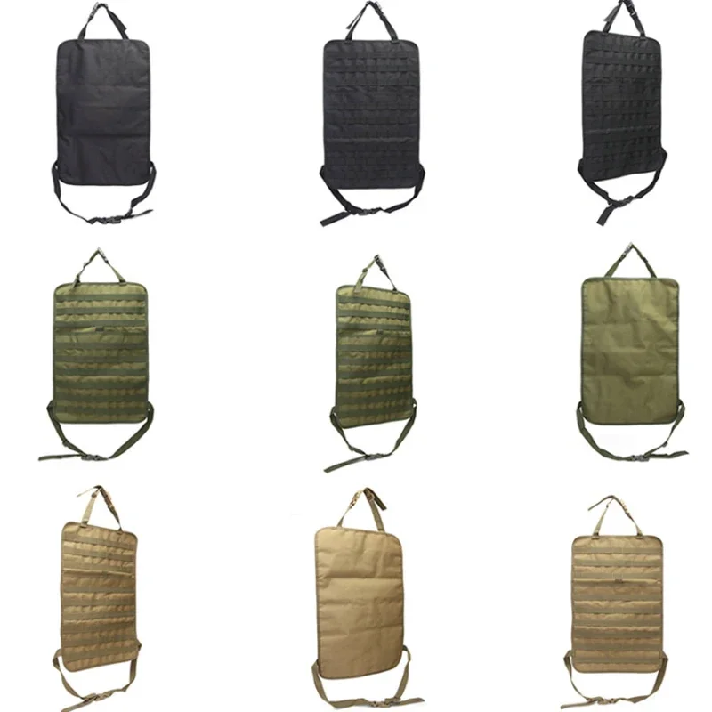 Car Back Seat Organizer Bags Molle Pouch Outdoor Equipment Self-driving Hunting Travel Auto Seat Cover Protective Cover Case 5
