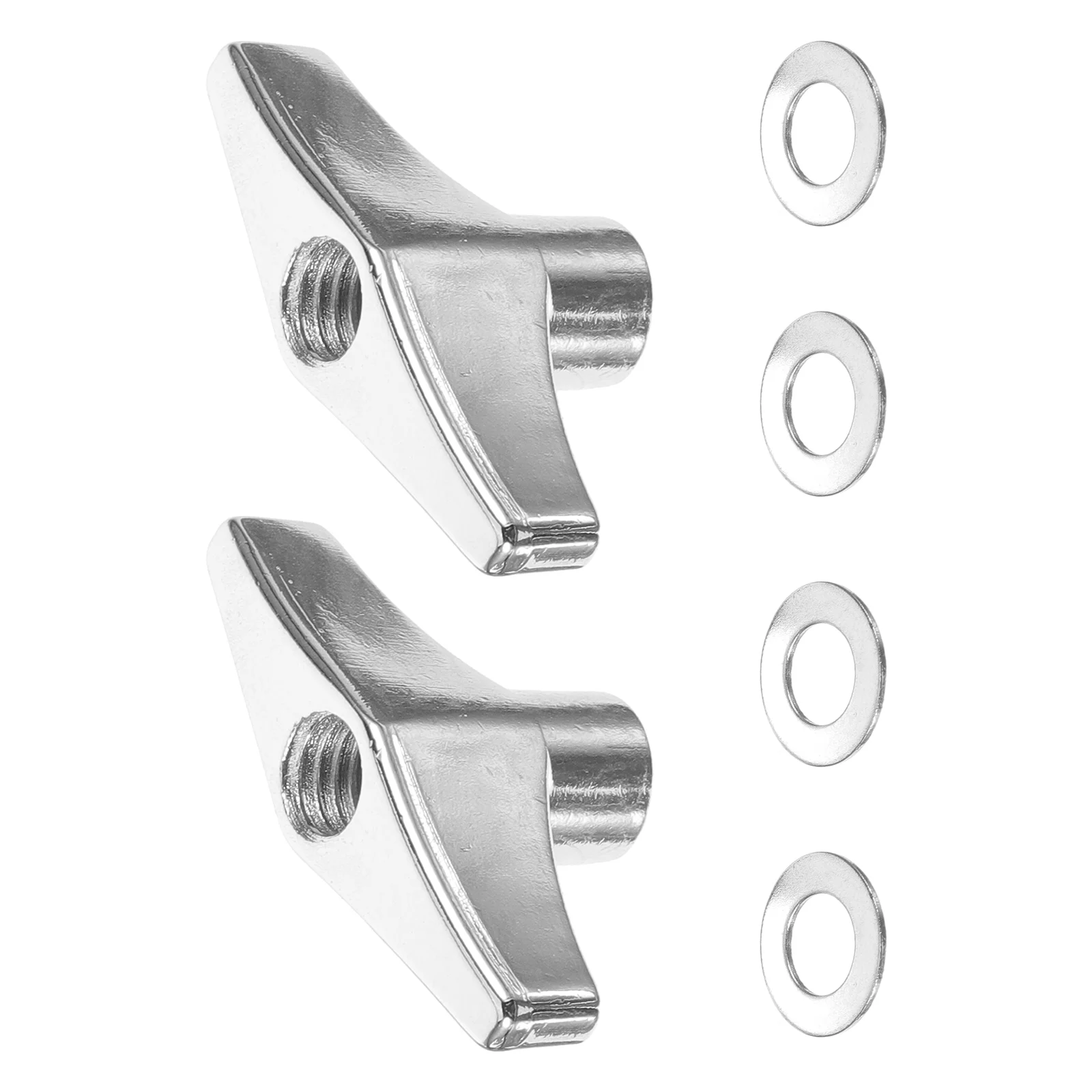 Cymbal Fixing Screw Cap Wiper Mounting Nut Snare Drum Stand Knob Jazz Set Accessories Gasket Butterfly Wingnut Metal