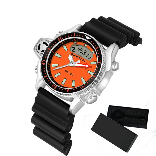 New Sports Watch For Men Outdoor Military 50M Waterproof Back Light Shock Clock Fashion Male Quartz Wristwatch Relogio Masculino 