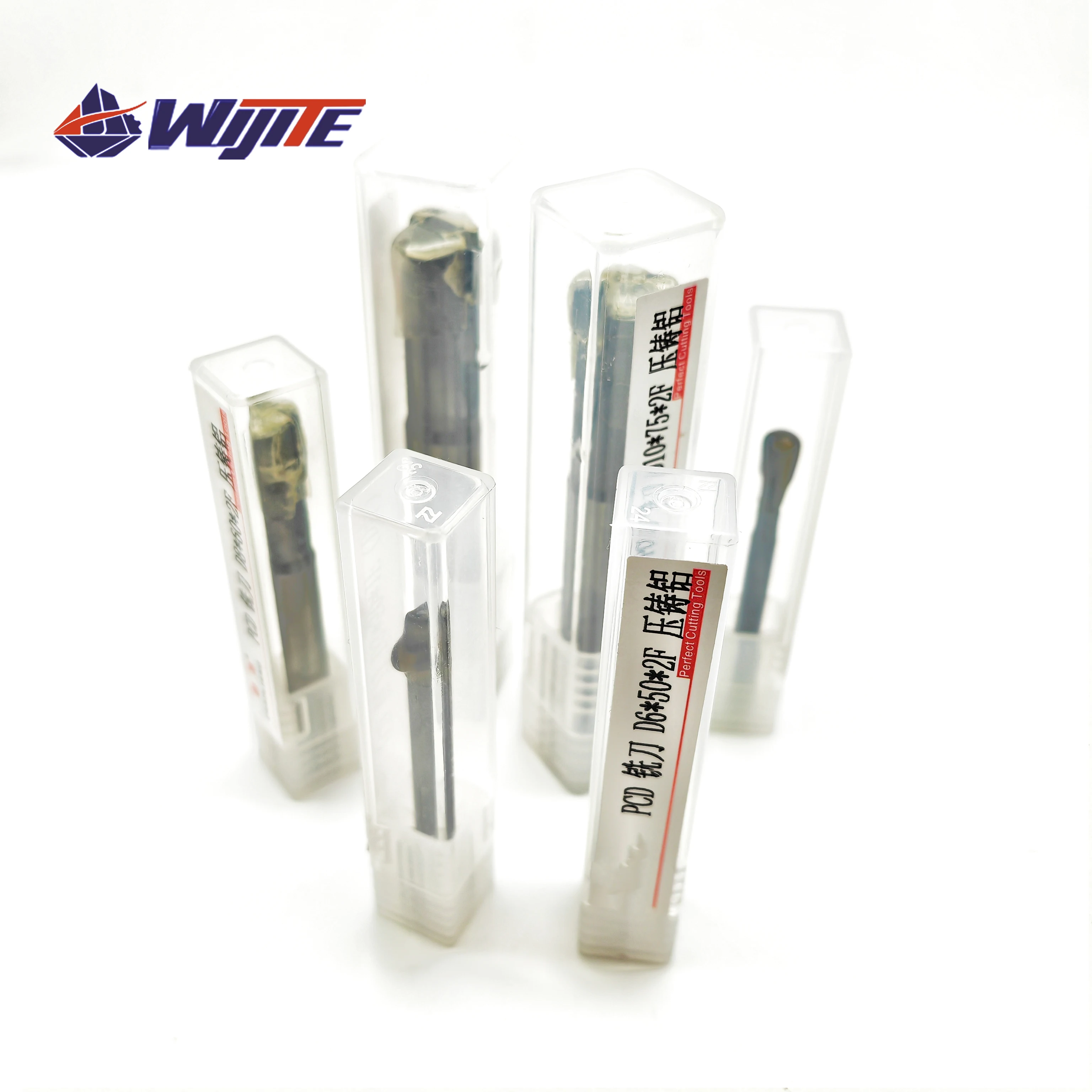 다이아몬드 밀링 커터 PCD 탄소 섬유 유리 섬유 베이클우드 가공 도구 재료, CNC 다이캐스트 알루미늄 엔드 밀링 커터