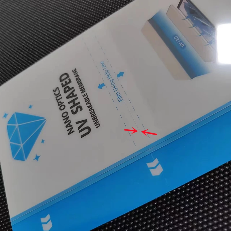 30pcs UV Fiber Glass Screen Protective Film Flexible High Quality Hydrogel UV Curable Sheet for Full Screen HD Anti-Shatter