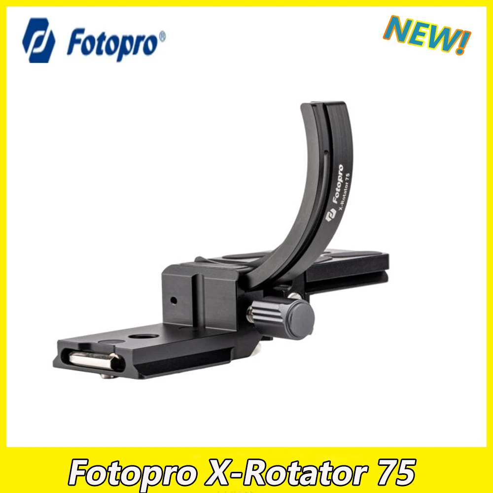Fotopro X-Rotator 75 1/4 Circle Design Horizontal to Vertical Ring for Sony ZV-E1 A7C A7M3 A7R4 A7S5 DSLR Camera